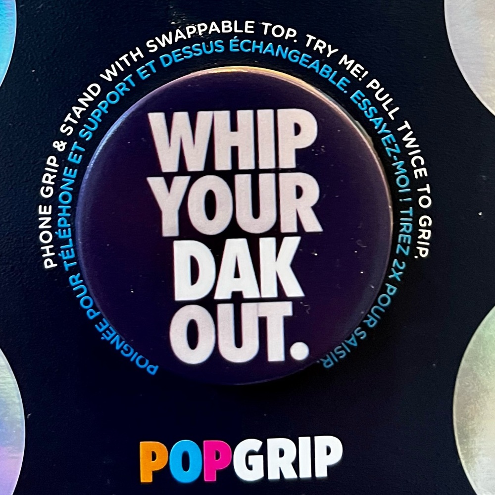 Dallas Cowboys Phone Grip (Whip Dak Blue)
